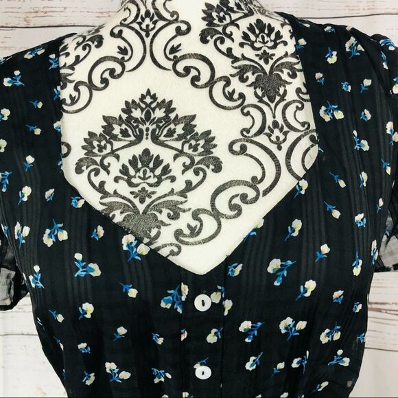 Revolve The East Order Ami Floral Mini Dress Sea Flower S - Picture 7 of 11